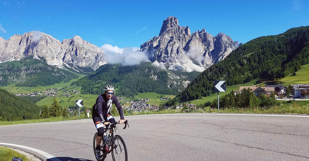 Dolomites cycling trip