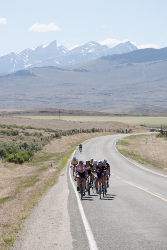 Riding through the Big Hole Valley.