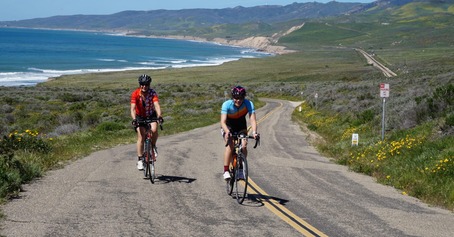 Cycling Trip in California. Ride to the Pacific ocean with The Cycling