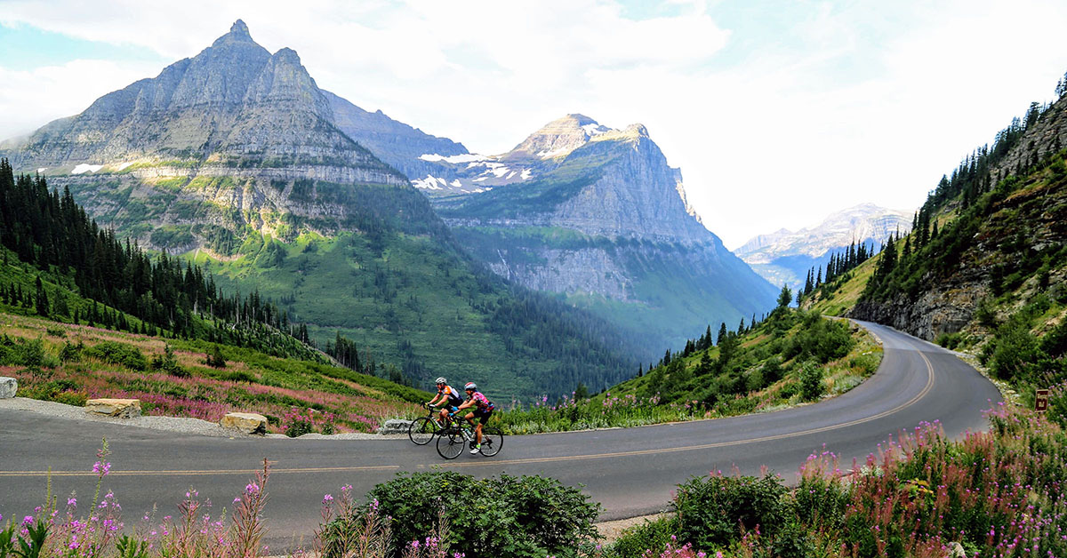 Glacier Park Montana Cycling Tour - The Cycling House Bike Vacations