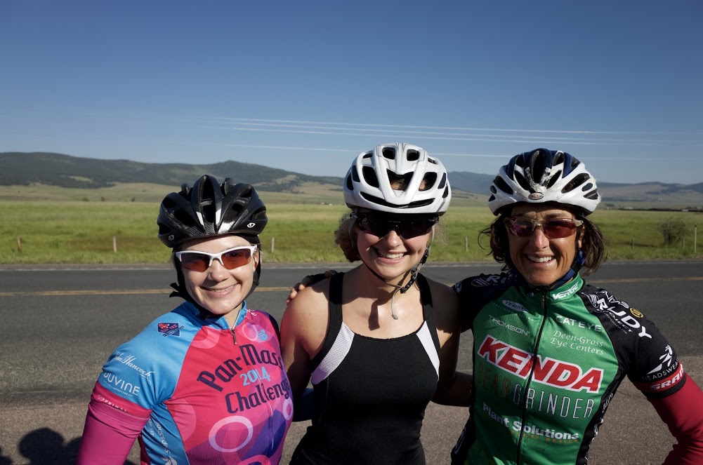 All smiles from the ladies at the Tour de Montana. 